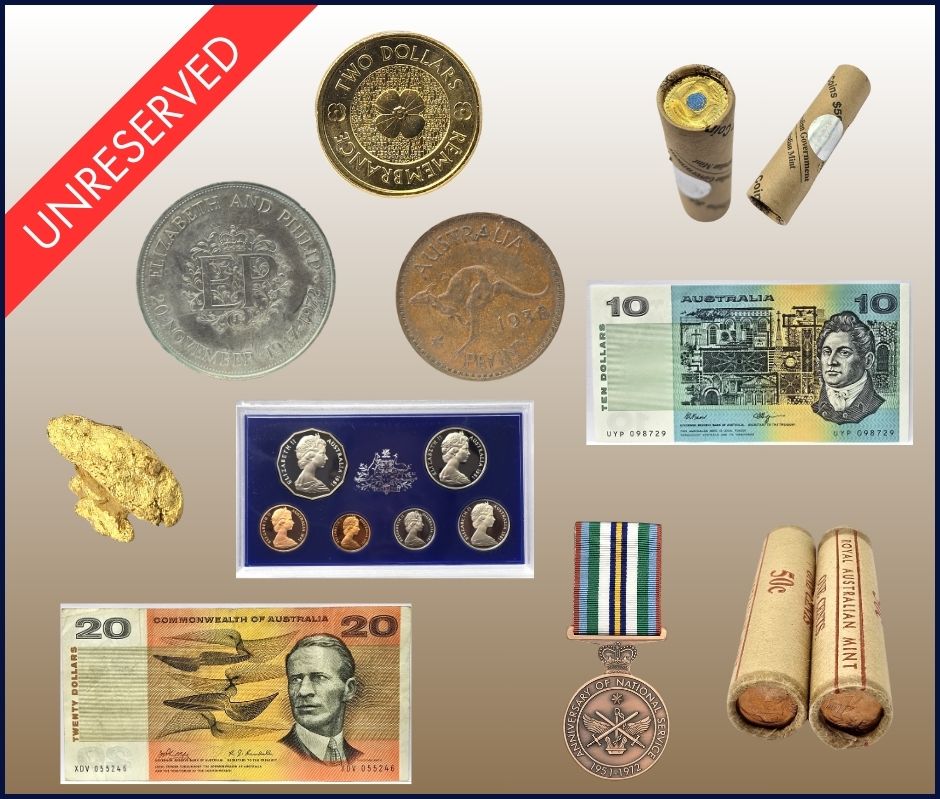 Unreserved Rare Coins & Banknotes